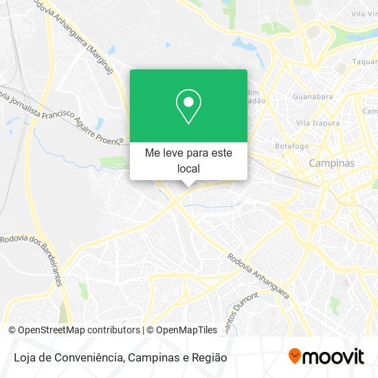 Loja de Conveniência mapa