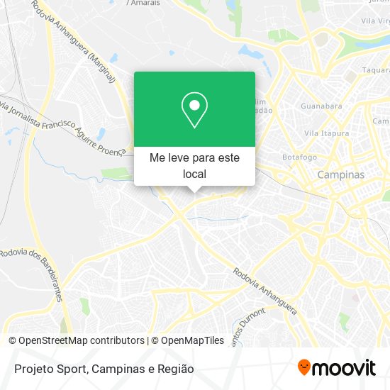 Projeto Sport mapa