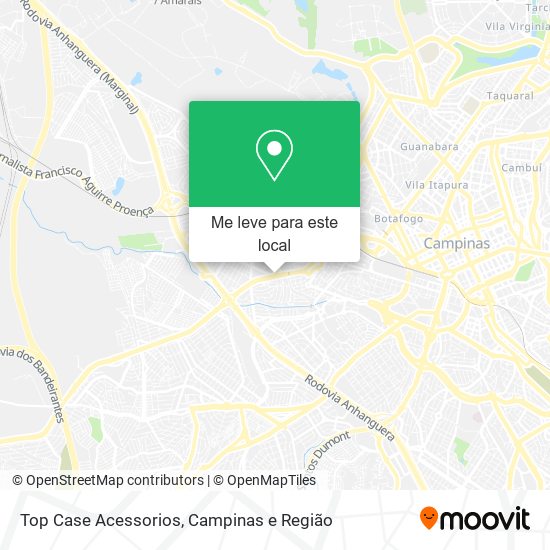 Top Case Acessorios mapa