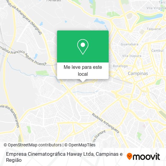 Empresa Cinematográfica Haway Ltda mapa