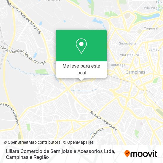 Lillara Comercio de Semijoias e Acessorios Ltda mapa