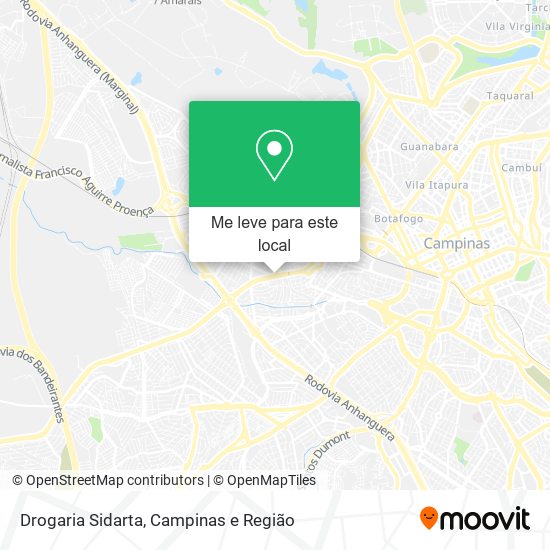 Drogaria Sidarta mapa