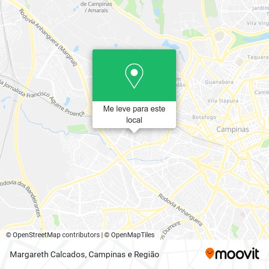 Margareth Calcados mapa