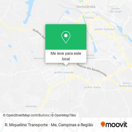 R. Miquelino Transporte - Me mapa