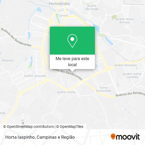 Horta Iaspinho mapa