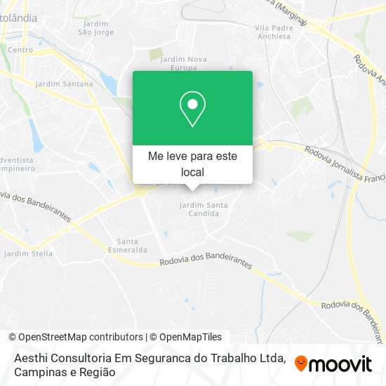 Aesthi Consultoria Em Seguranca do Trabalho Ltda mapa