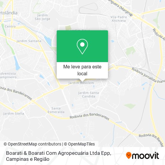 Boarati & Boarati Com Agropecuária Ltda Epp mapa