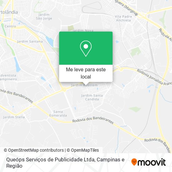 Queóps Serviços de Publicidade Ltda mapa