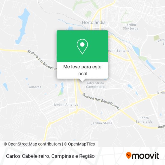 Carlos Cabeleireiro mapa