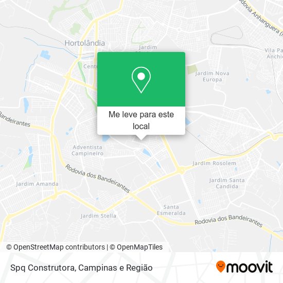 Spq Construtora mapa