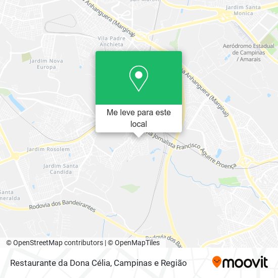 Restaurante da Dona Célia mapa