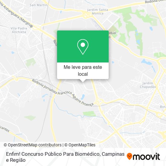 Enfim! Concurso Público Para Biomédico mapa