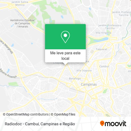 Radiodoc - Cambuí mapa