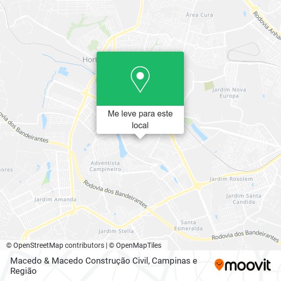 Macedo & Macedo Construção Civil mapa