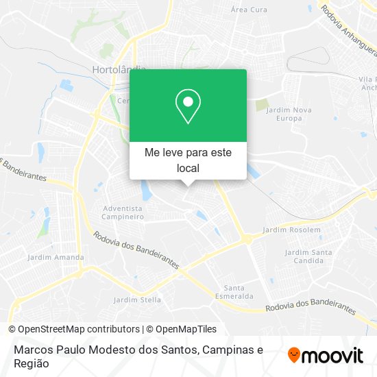 Marcos Paulo Modesto dos Santos mapa