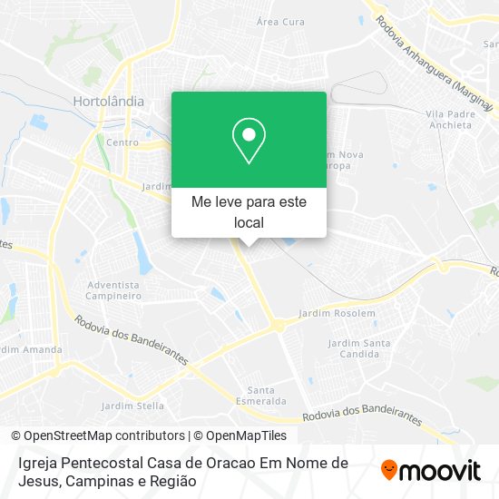 Igreja Pentecostal Casa de Oracao Em Nome de Jesus mapa