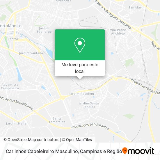 Carlinhos Cabeleireiro Masculino mapa