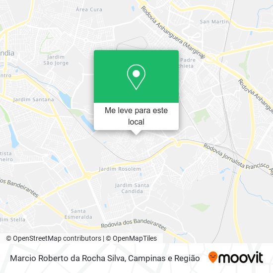 Marcio Roberto da Rocha Silva mapa