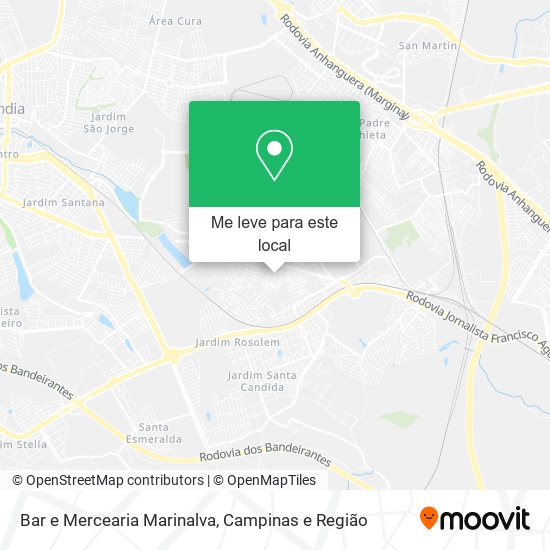 Bar e Mercearia Marinalva mapa