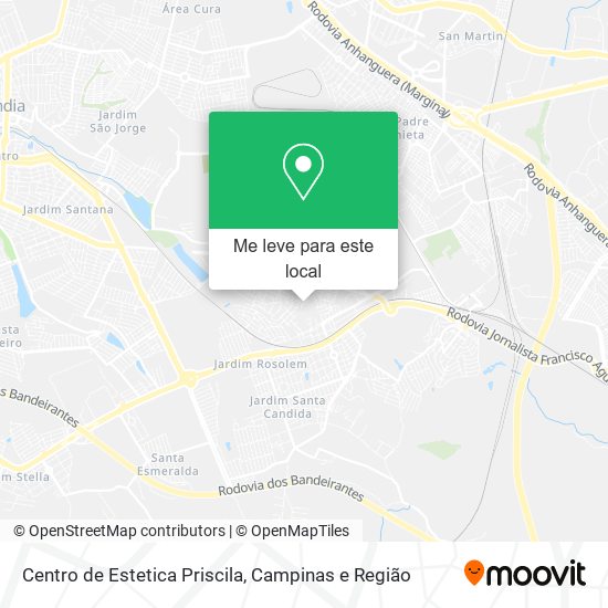 Centro de Estetica Priscila mapa