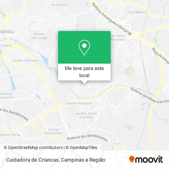 Cuidadora de Criancas mapa