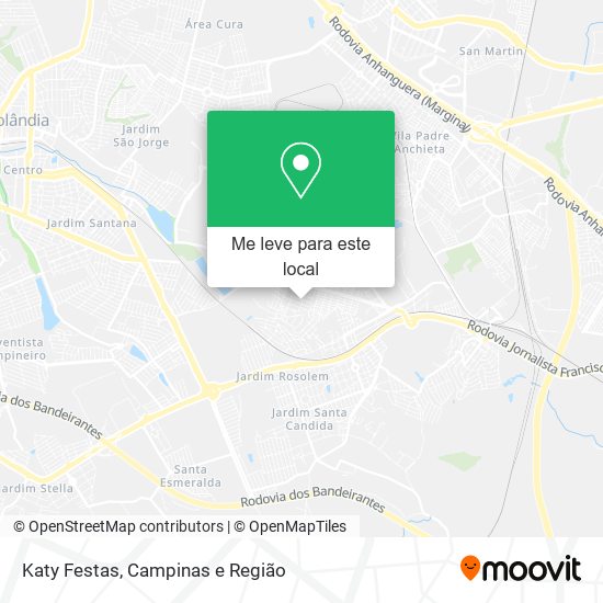 Katy Festas mapa