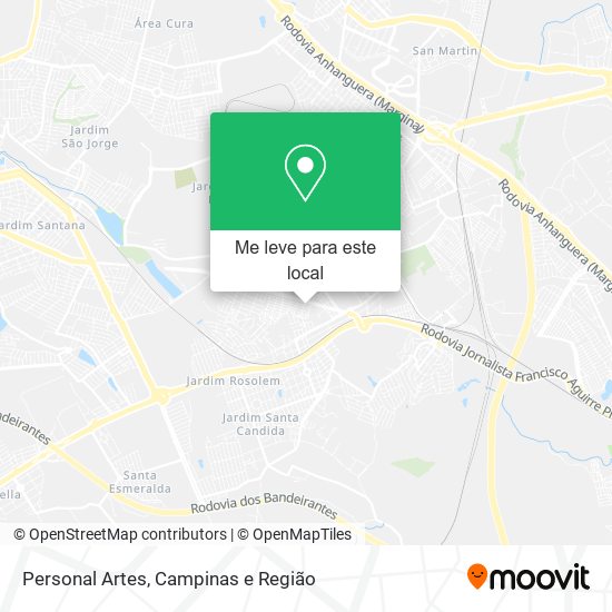 Personal Artes mapa