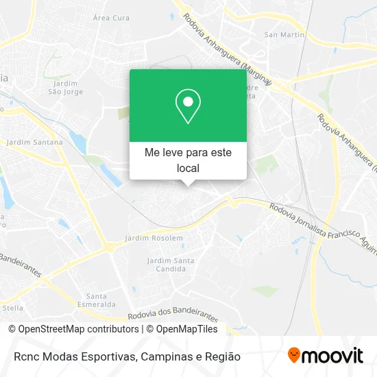 Rcnc Modas Esportivas mapa