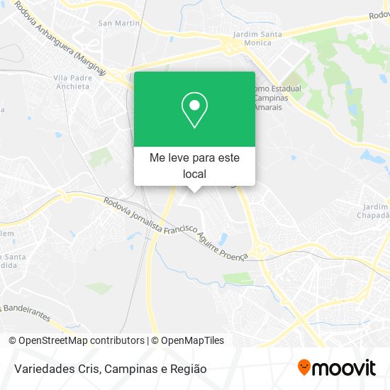 Variedades Cris mapa