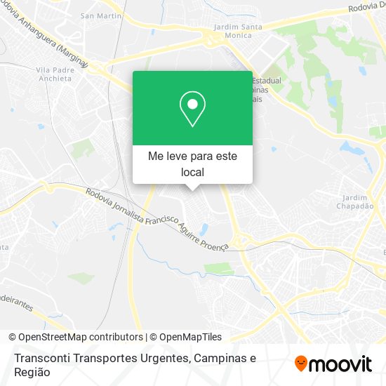 Transconti Transportes Urgentes mapa