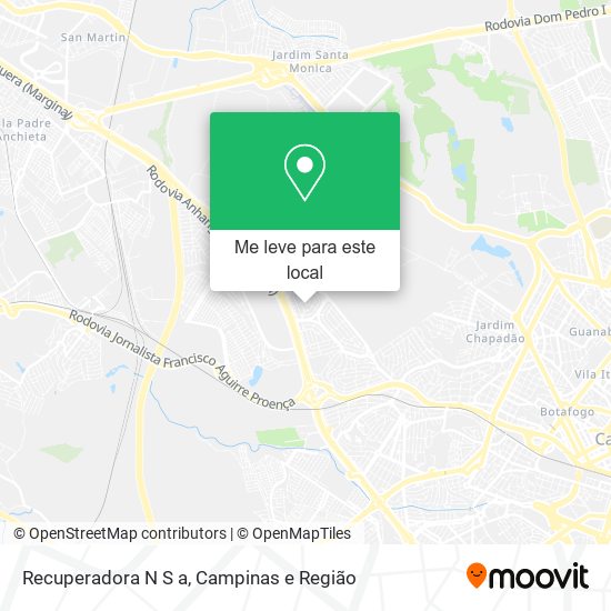 Recuperadora N S a mapa