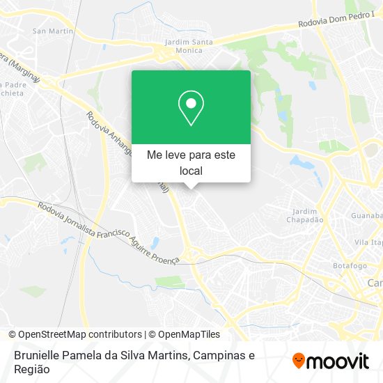 Brunielle Pamela da Silva Martins mapa