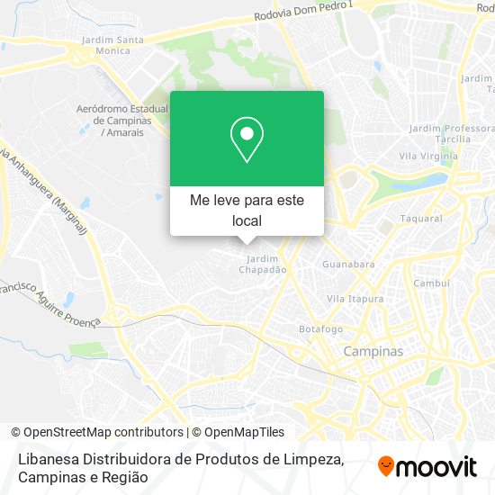 Libanesa Distribuidora de Produtos de Limpeza mapa