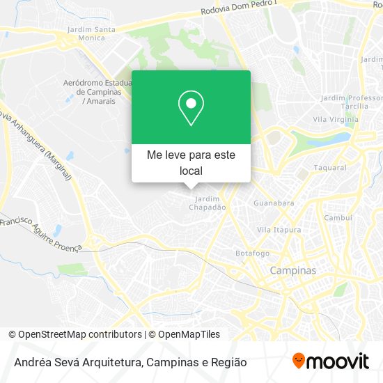 Andréa Sevá Arquitetura mapa