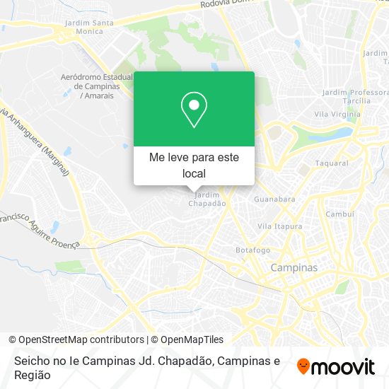 Seicho no Ie Campinas Jd. Chapadão mapa