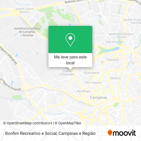 Bonfim Recreativo e Social mapa