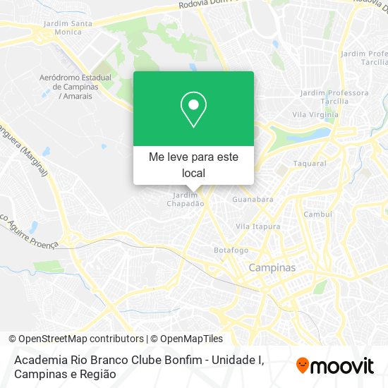 Academia Rio Branco Clube Bonfim - Unidade I mapa