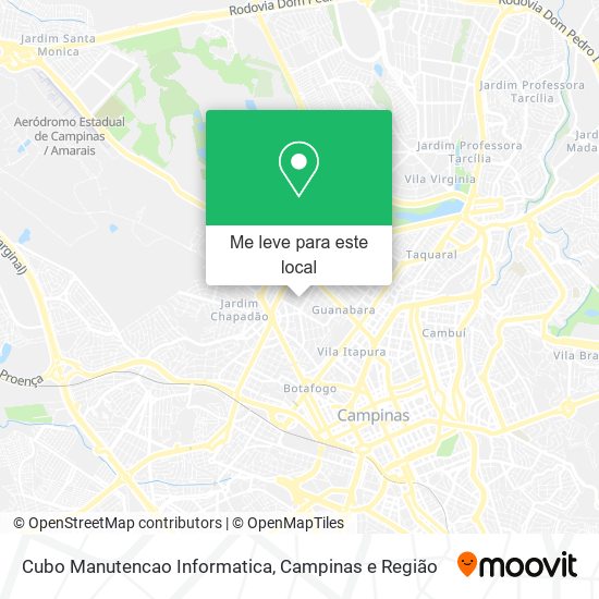 Cubo Manutencao Informatica mapa
