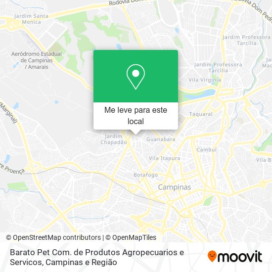 Barato Pet Com. de Produtos Agropecuarios e Servicos mapa