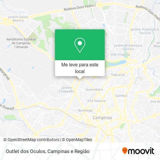 Outlet dos Oculos mapa