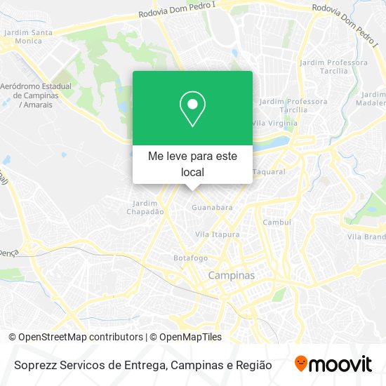 Soprezz Servicos de Entrega mapa