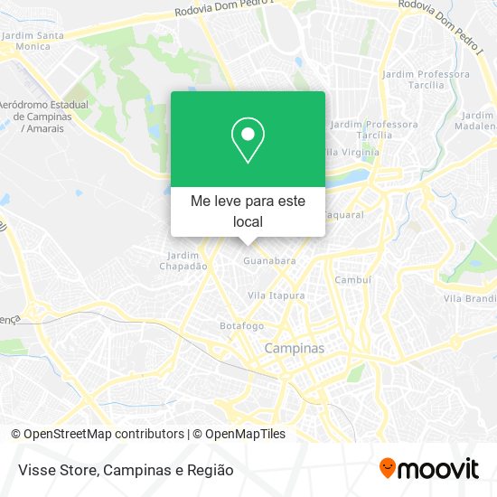 Visse Store mapa