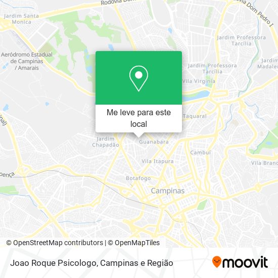 Joao Roque Psicologo mapa