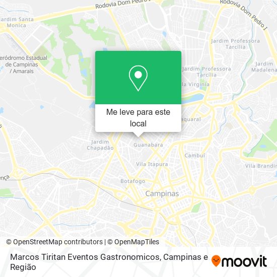 Marcos Tiritan Eventos Gastronomicos mapa