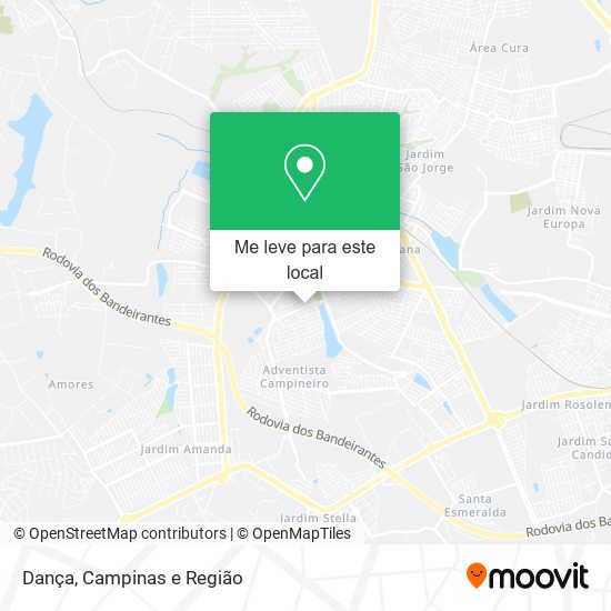Dança mapa