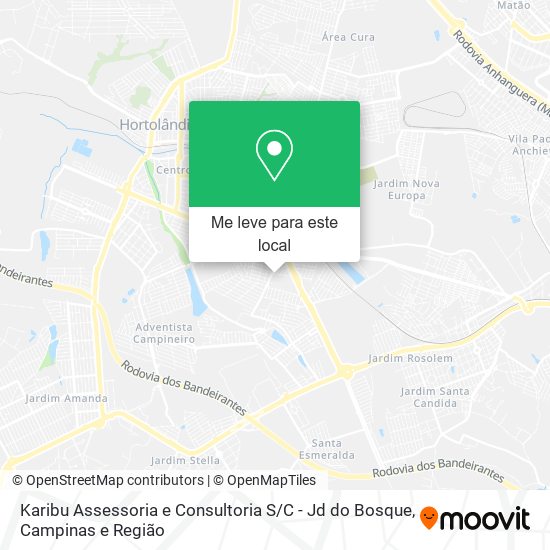 Karibu Assessoria e Consultoria S / C - Jd do Bosque mapa