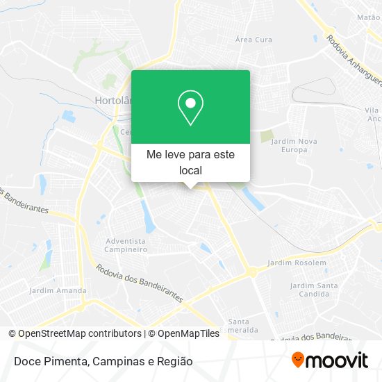 Doce Pimenta mapa