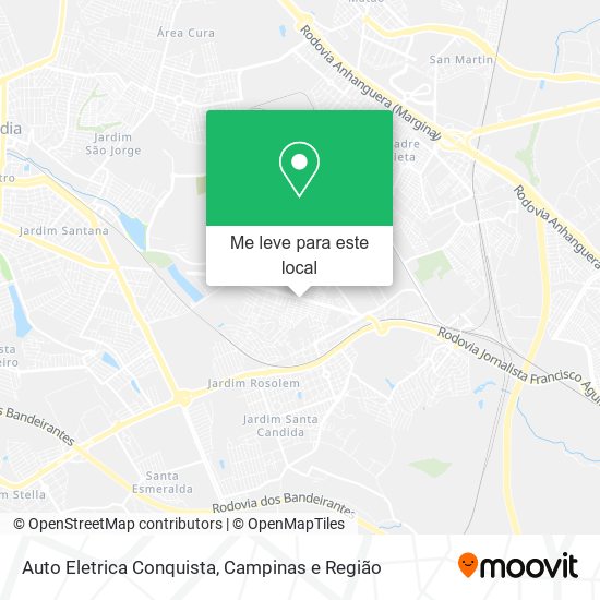 Auto Eletrica Conquista mapa