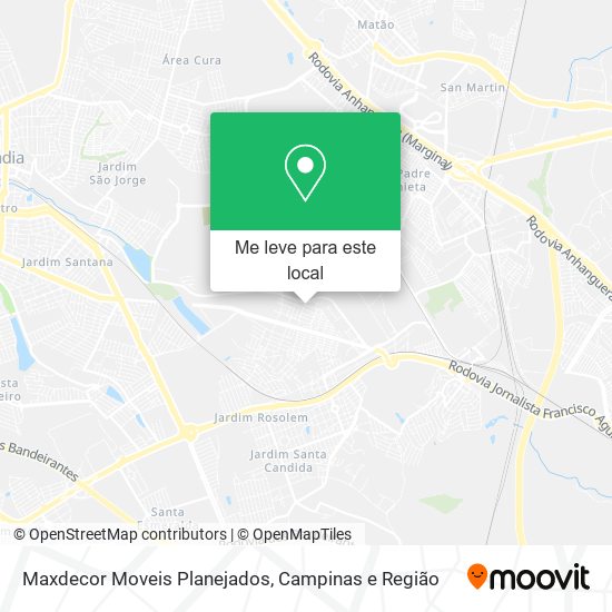 Maxdecor Moveis Planejados mapa