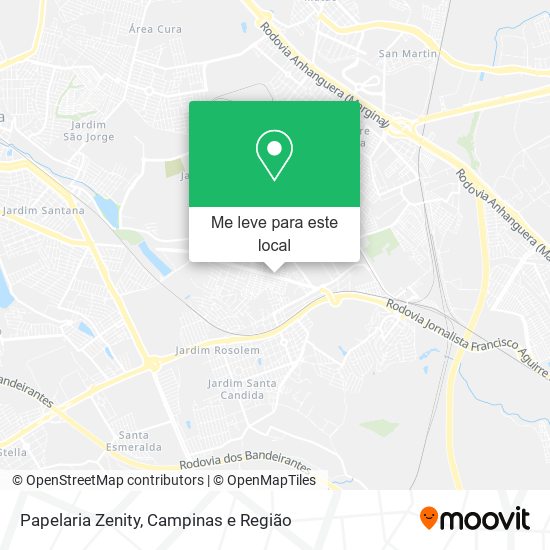 Papelaria Zenity mapa